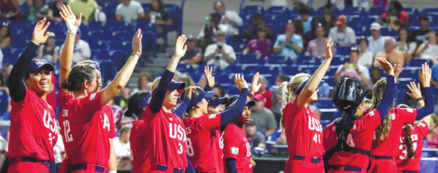 USA National Softball Team dominates on day one of World Games The
